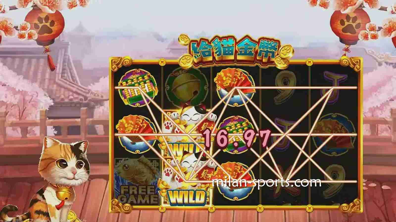 《给猫金币》游戏充满卡通风格与日系元素,在UED体育极易上手